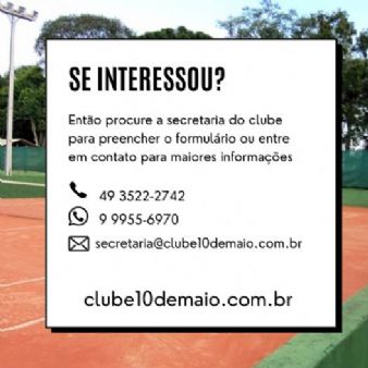 PROMOO 90 ANOS DO CLUBE 10 DE MAIO